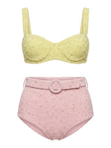 Heidi Hand Beaded Bikini Top Multi Colour