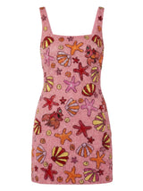 Disney | Oceanus Fully Hand Beaded Shell Dress Pink