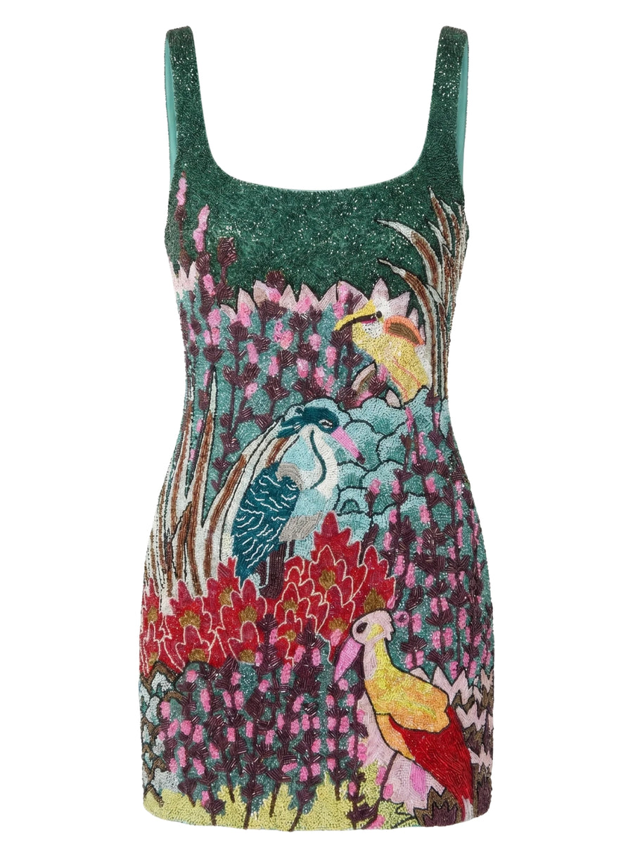 Montrose Green Mini Dress