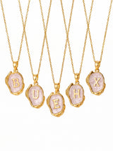 Oceanus Letter Necklace