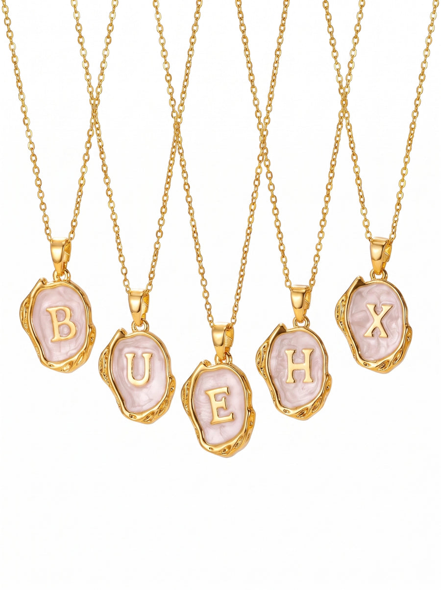 Oceanus Letter Necklace