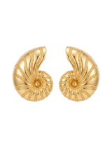 Gold Shell Earrings