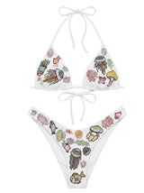 Jellyfish Bikini Top in White
