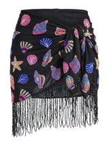 Oceanic Multi Colour Tasseled Sarong