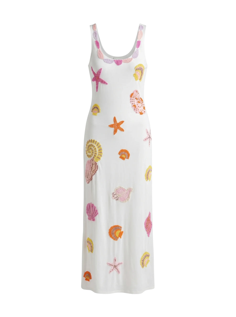 New York Bold Strapped Maxi Dress - Multi Colour