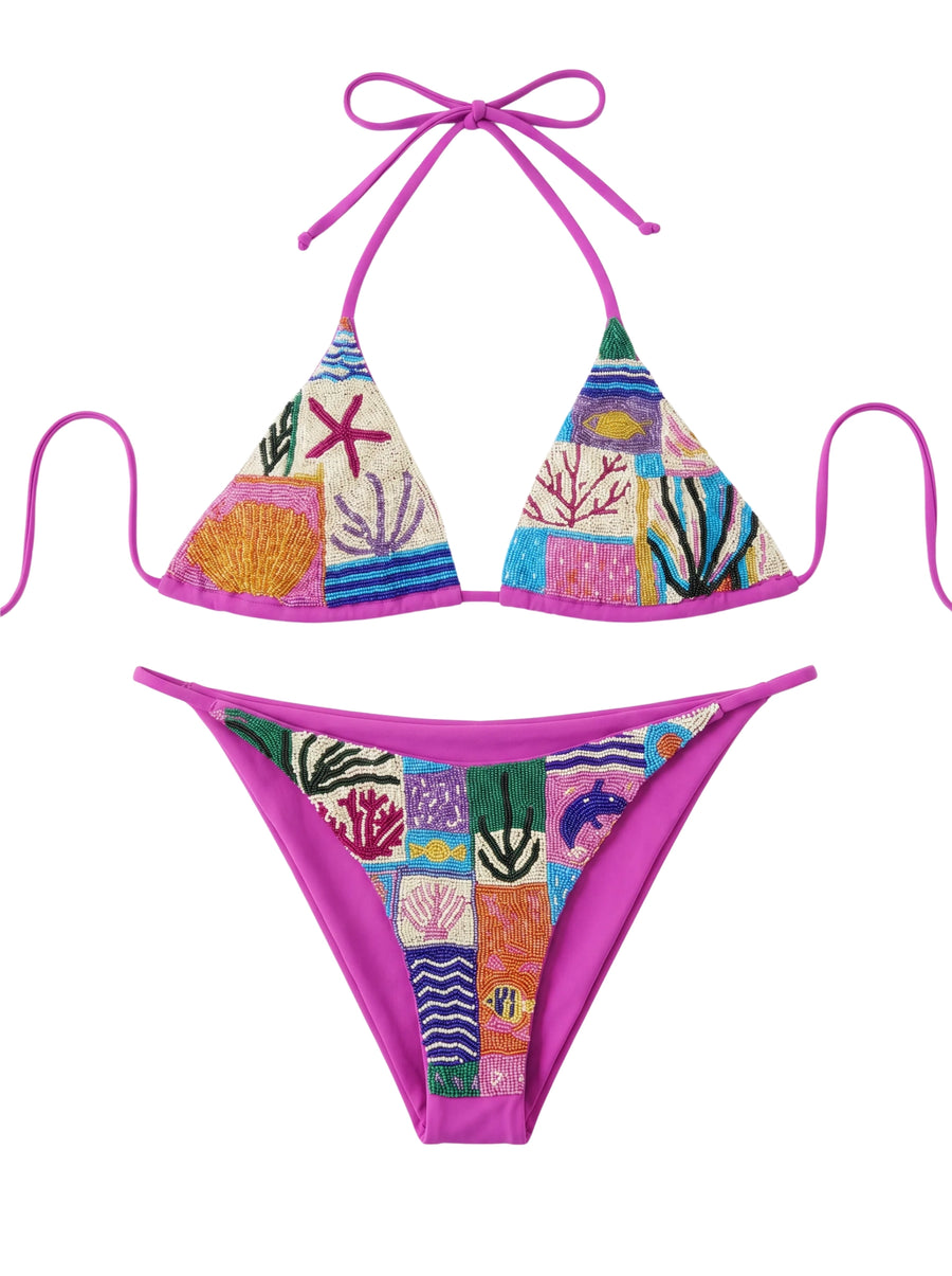 Starfish Mosaic Bikini Bottom