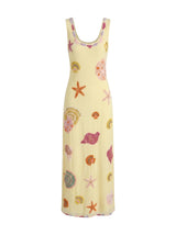 New York Bold Strapped Maxi Dress - Multi Colour