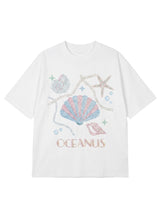 Concha T White Beaded T-Shirt
