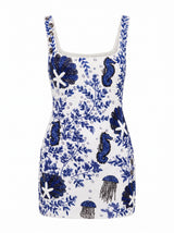 Electra Reef Navy and White Mini Dress