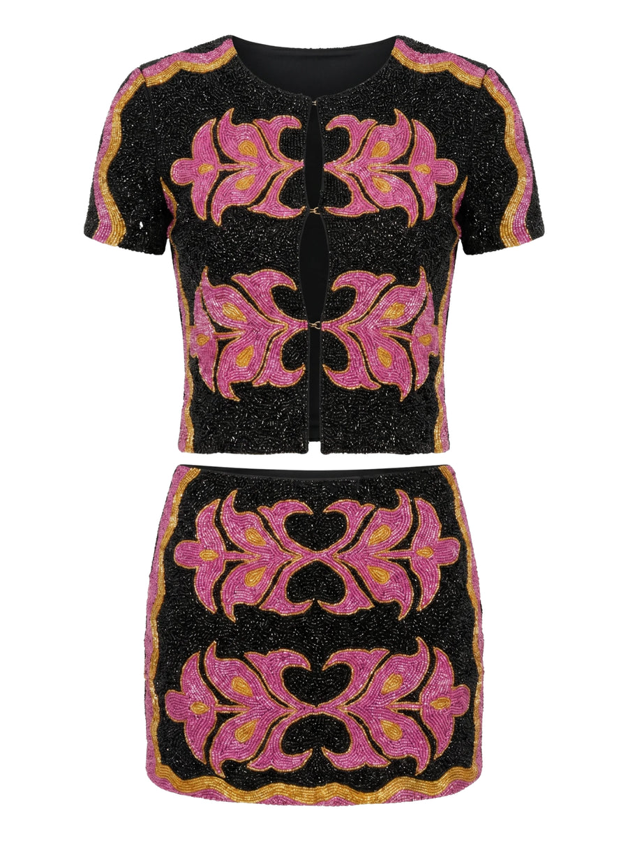 Oceanus x Bárbara Hulanicki Curve Serpentina Co-ord Top