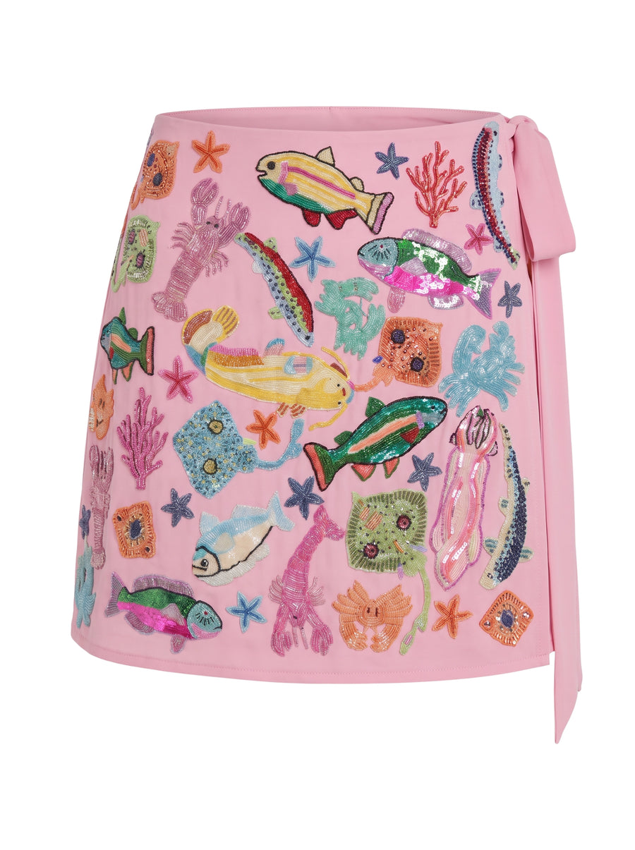 Arizona Embroidered Multi Coloured Sarong