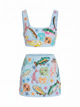 Arizona Co-ord Top Multi Color