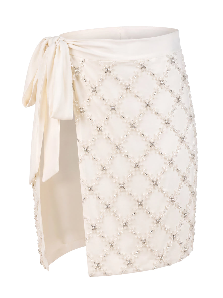 Calliope Luxury White Sarong
