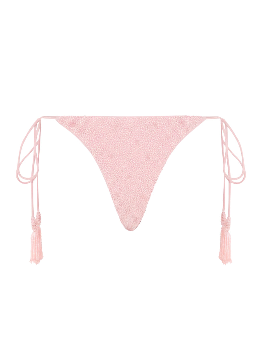 Nixie Tropical Low Coverage Bikini Bottoms Pink in Stock