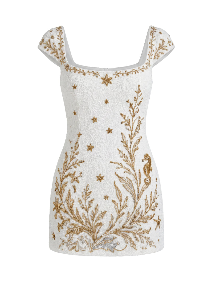 Coastal White Mini Dress
