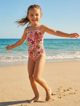 Oceanus | Disney Kids Under the Sea Fuschia Swimsuit