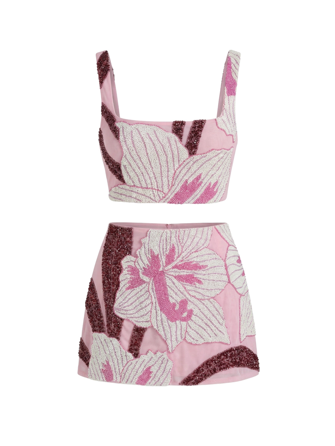 Delilah Beaded Co-ord Skirt Oceanus x By Poppy