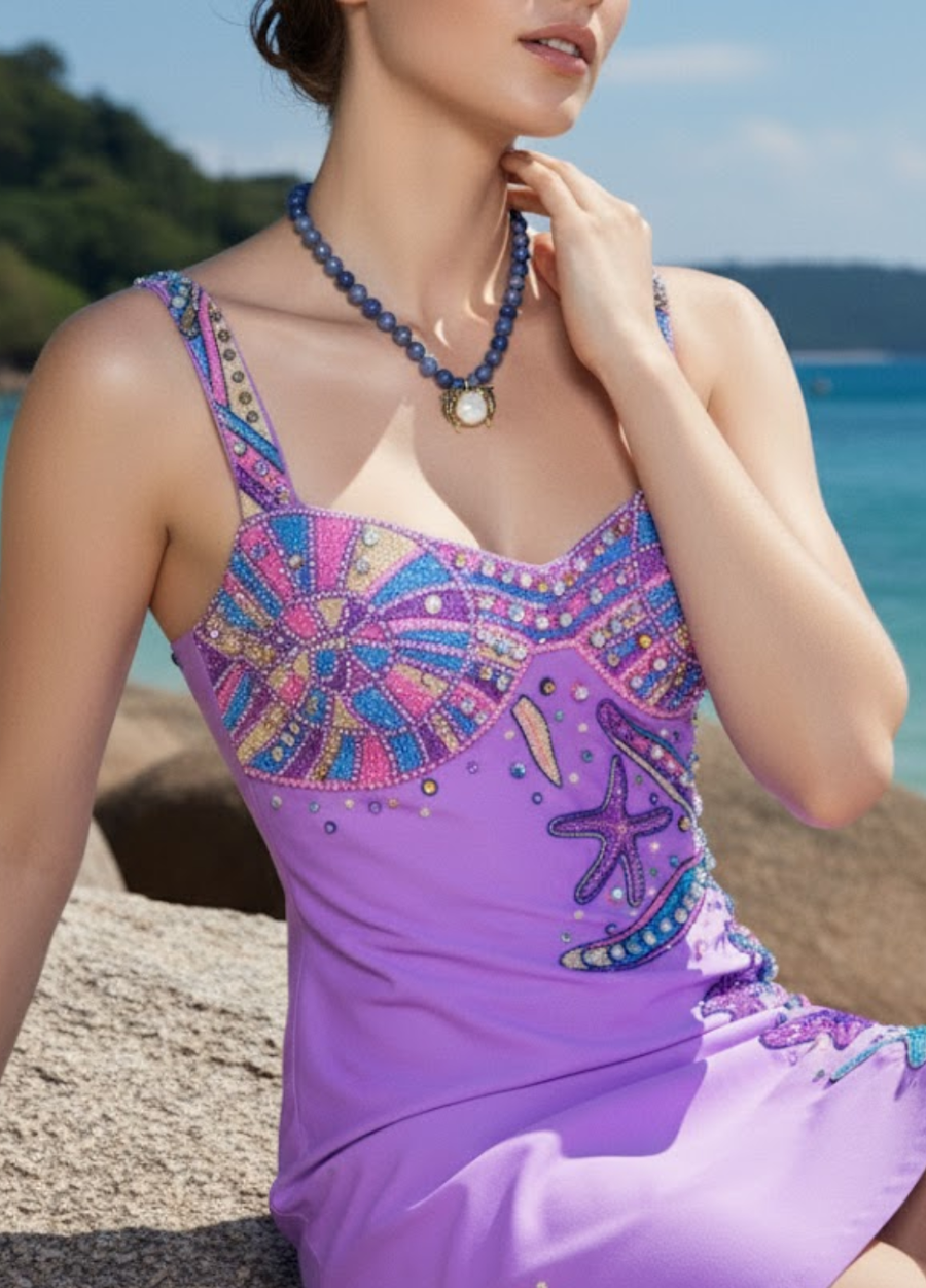 Dolphin Moon Pearl Necklace