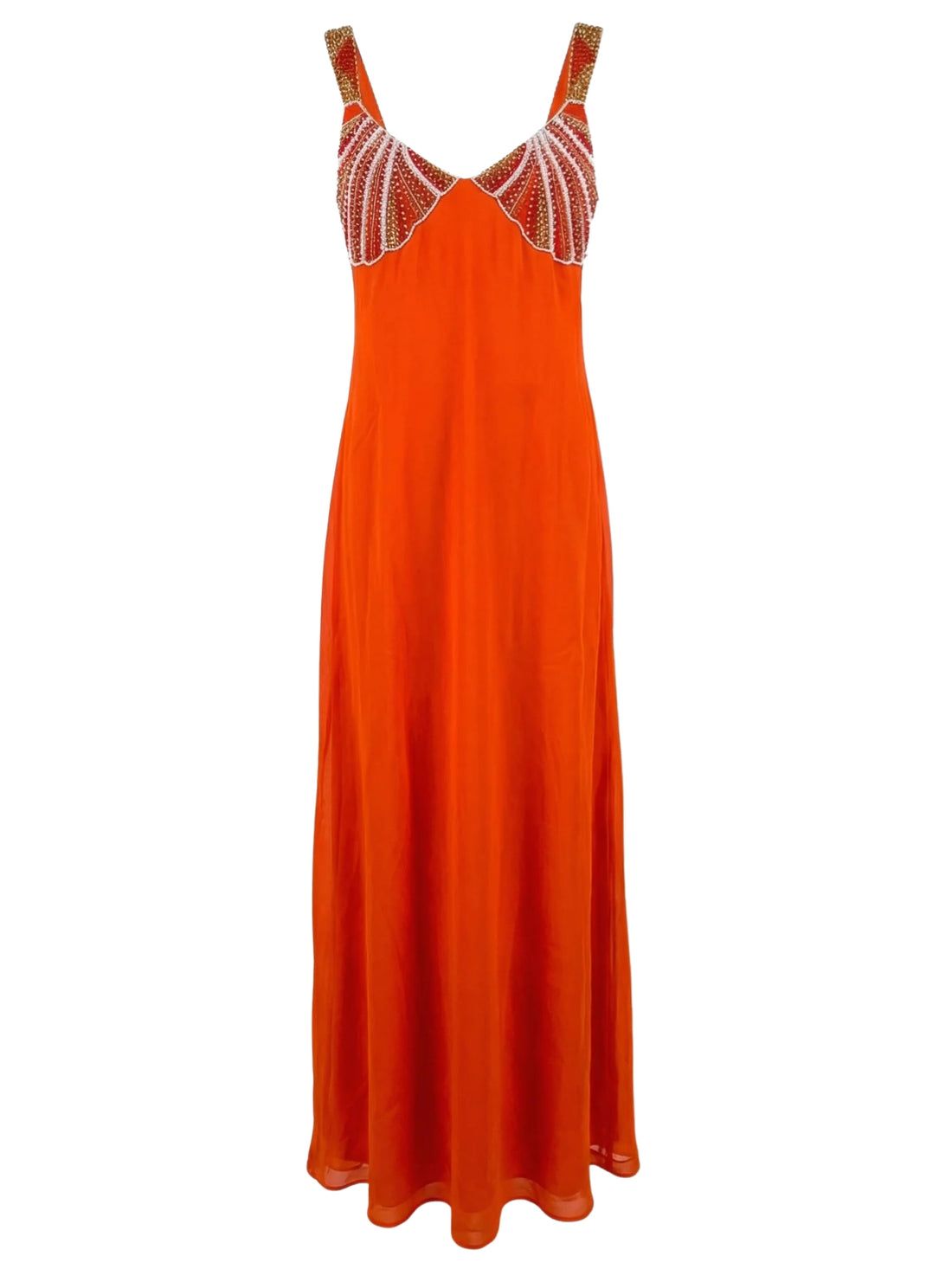 Hera Coral Seashell Maxi Dress