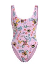 Alabama Floral Hand Embroidered One Piece Swimsuit Multi Colour