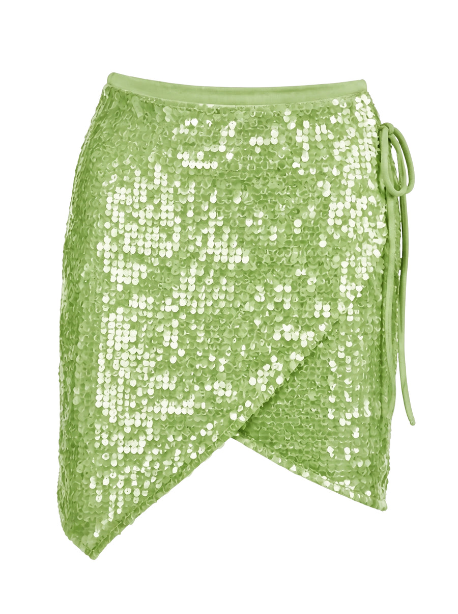 Sienna Sequin Green Sarong