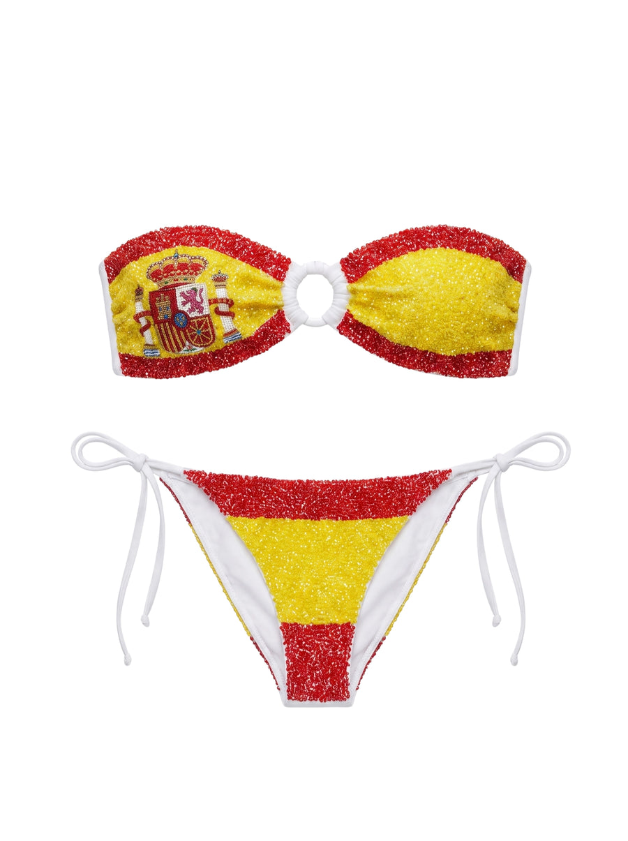World Cup Spain Bikini Top