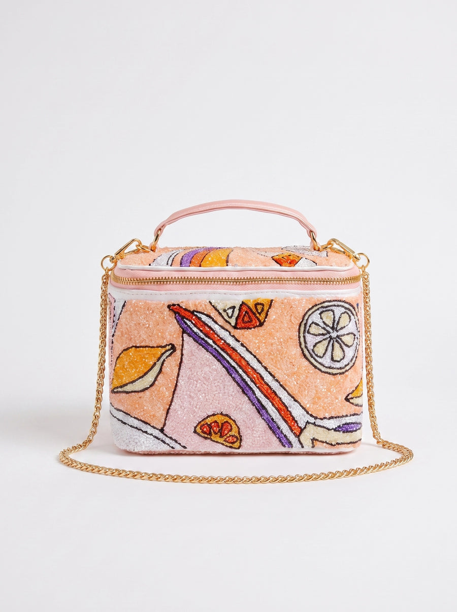 Palm Beach Orange Vanity Bag