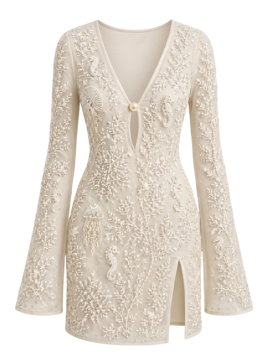 Curve Serena Sheer Mini Dress