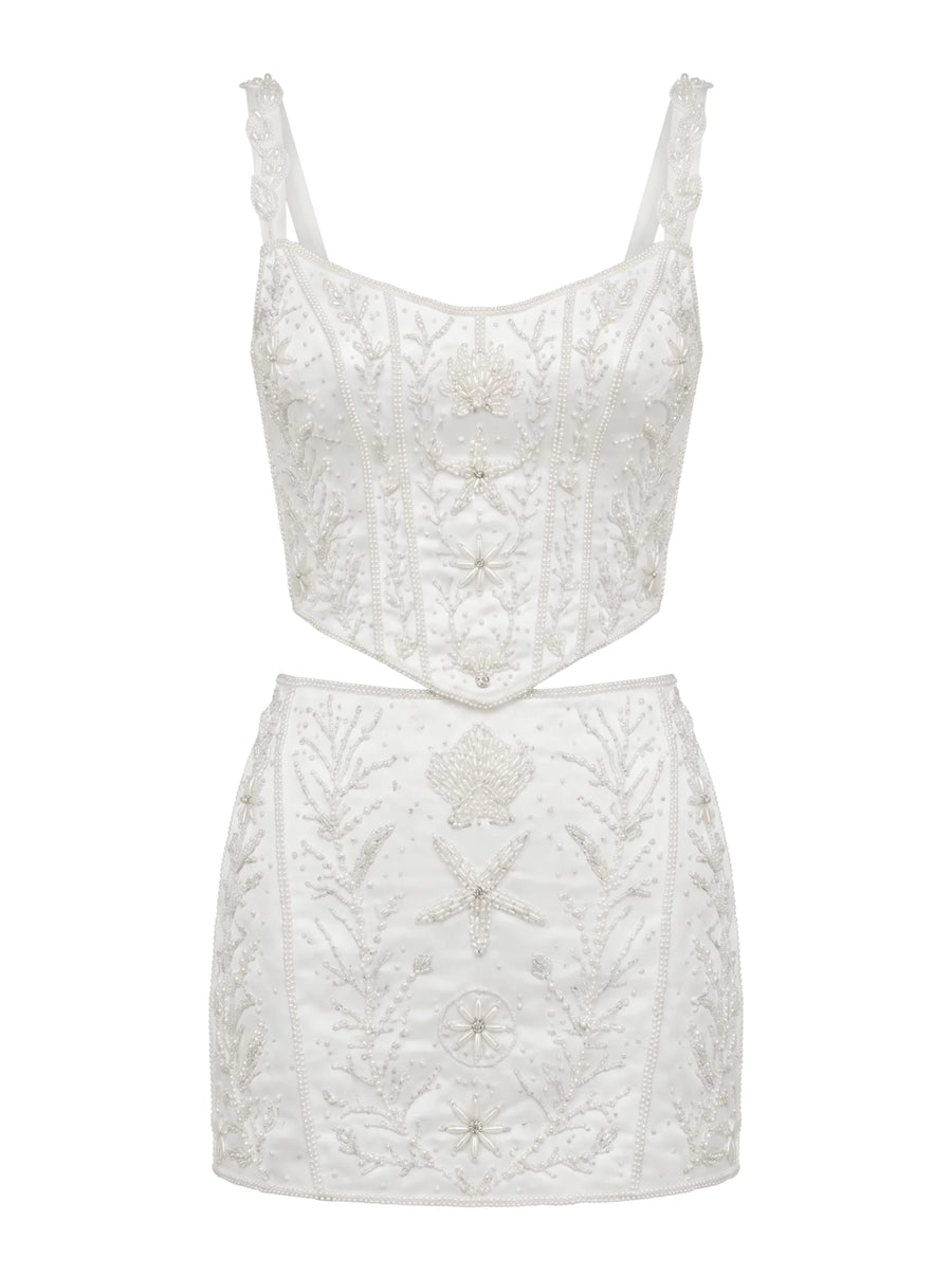 White Starfish Co-ord Skirt