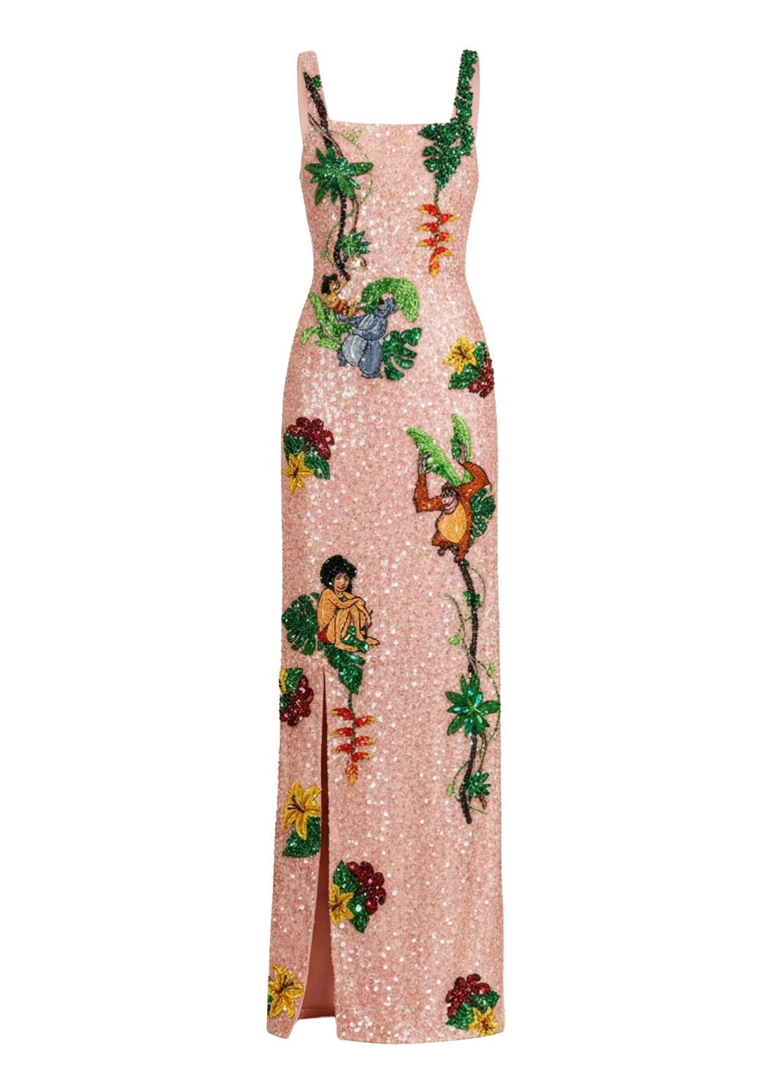 Oceanus | Disney Baloo Lagoon Pink Maxi Dress