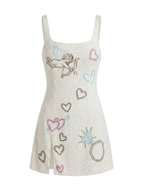 Cupid Love White Mini Dress
