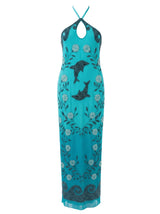 Dolphin Halterneck Maxi Dress