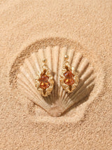Panopea Red Earrings