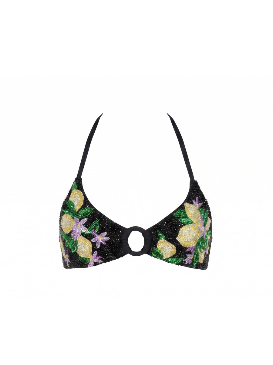 Lemon Blossom Bikini Co-Ord Top