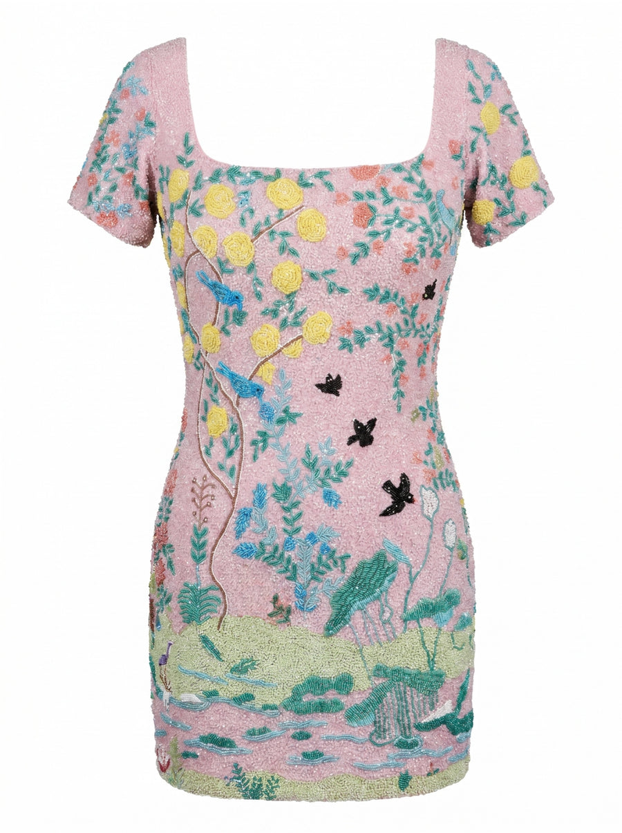 Curve Florence Pink Mini Dress