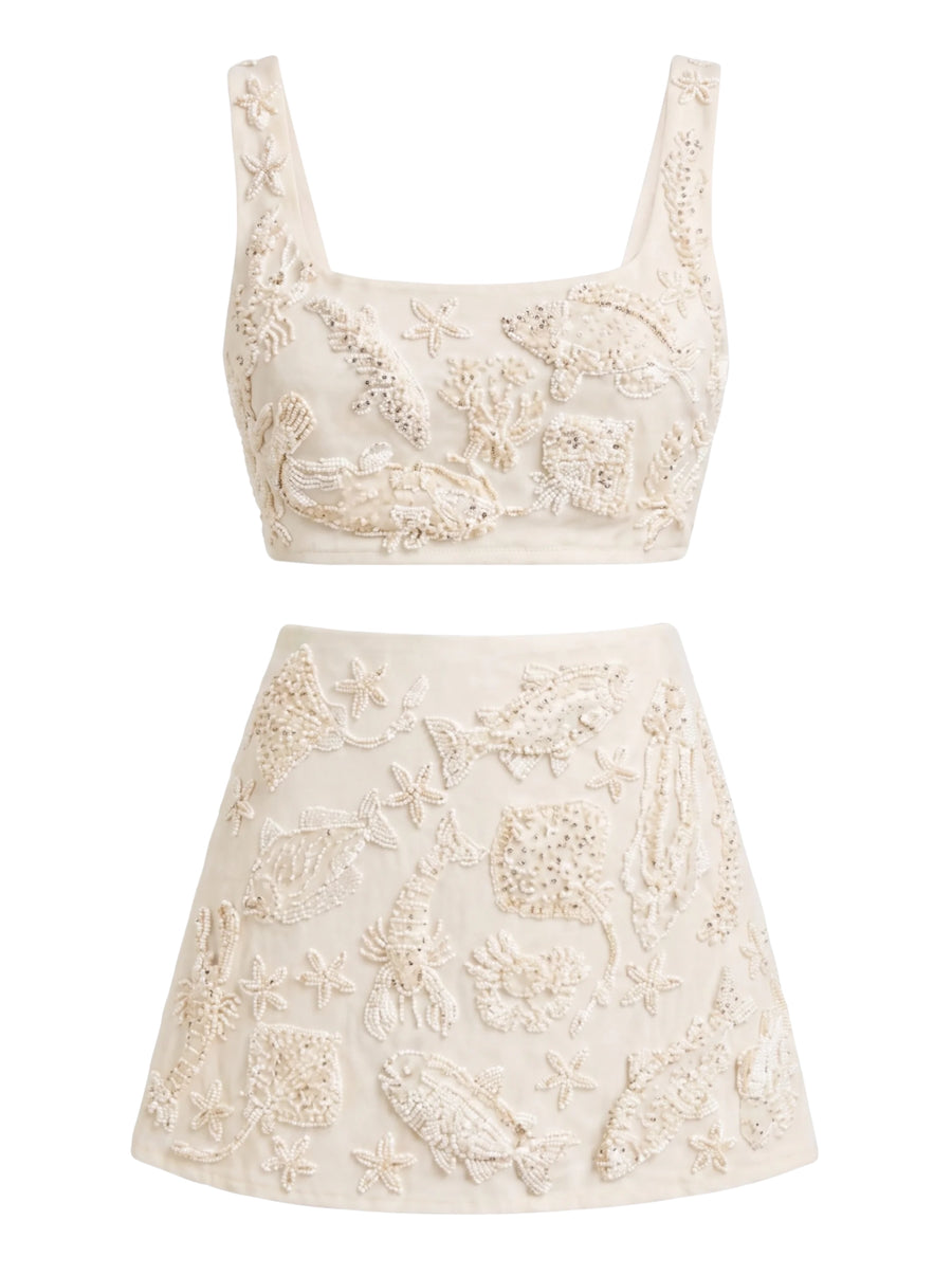 Arizona Ivory Co-ord Top