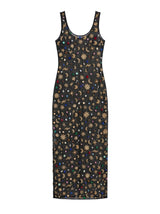Celestial Tide Sheer Maxi Dress