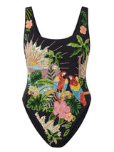 Maya Scoop Back Tropical Swimsuit