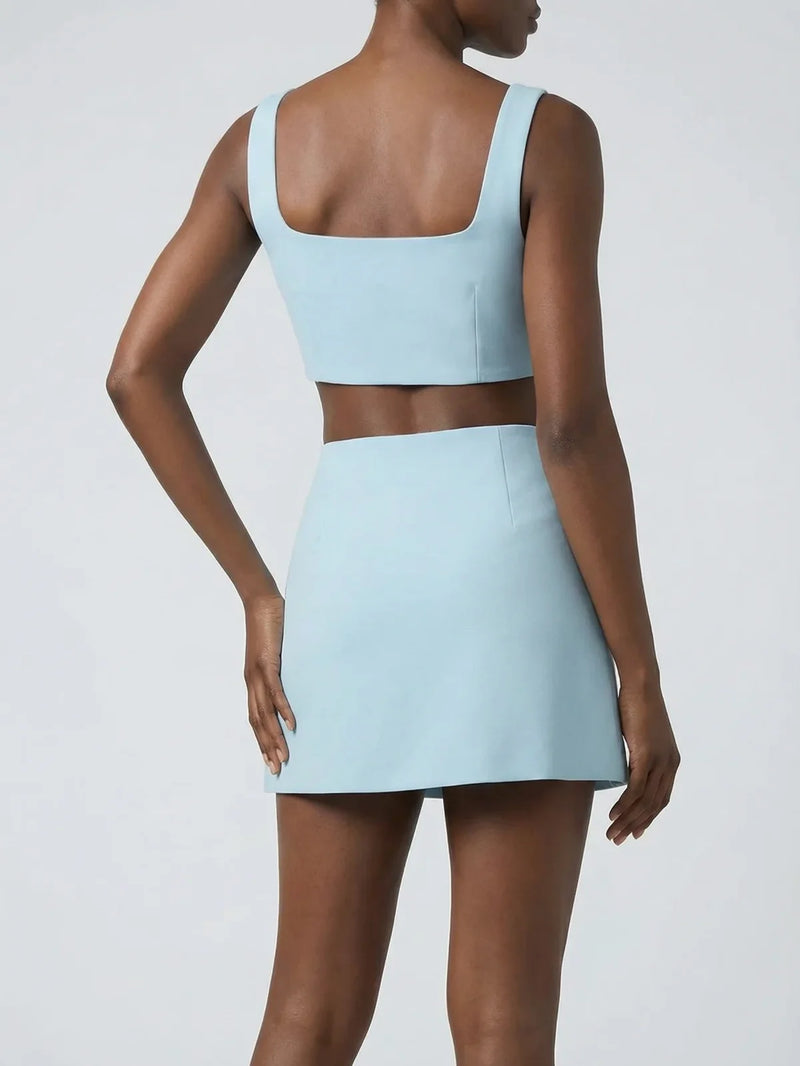 Arizona Co-ord Skirt Blue in Stock