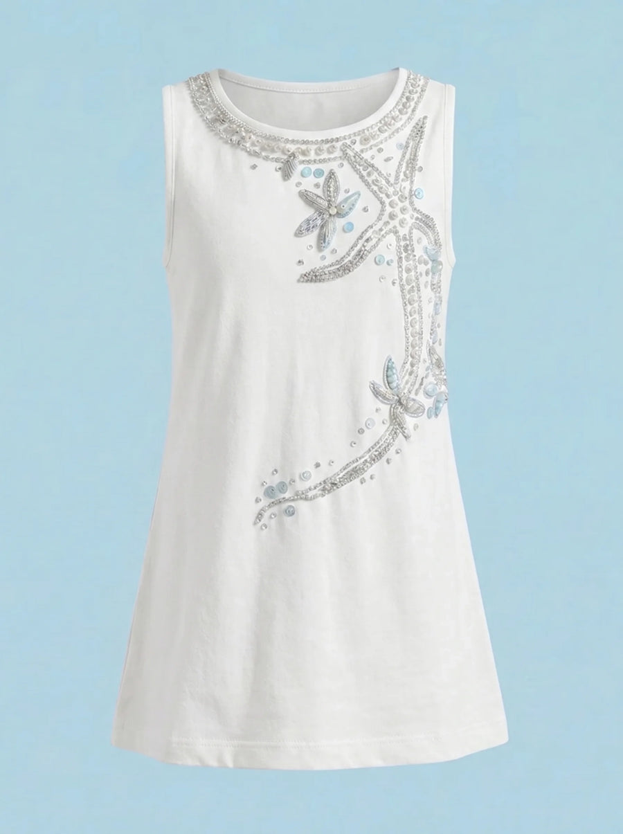 Selene Sleeveless Kids Dress