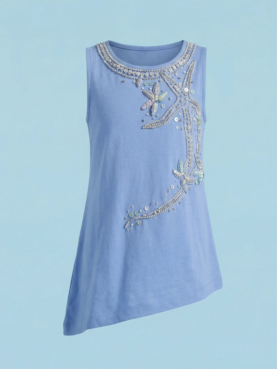 Selene Sleeveless Kids Dress