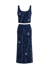 Reya Co-ord Top in Navy