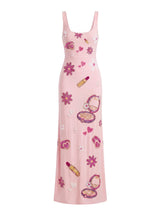Totally Spies Lycra Long Dress Cosmetic Pink