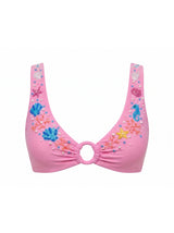 Oceanus Pearl Tide Multi-color Bikini Top