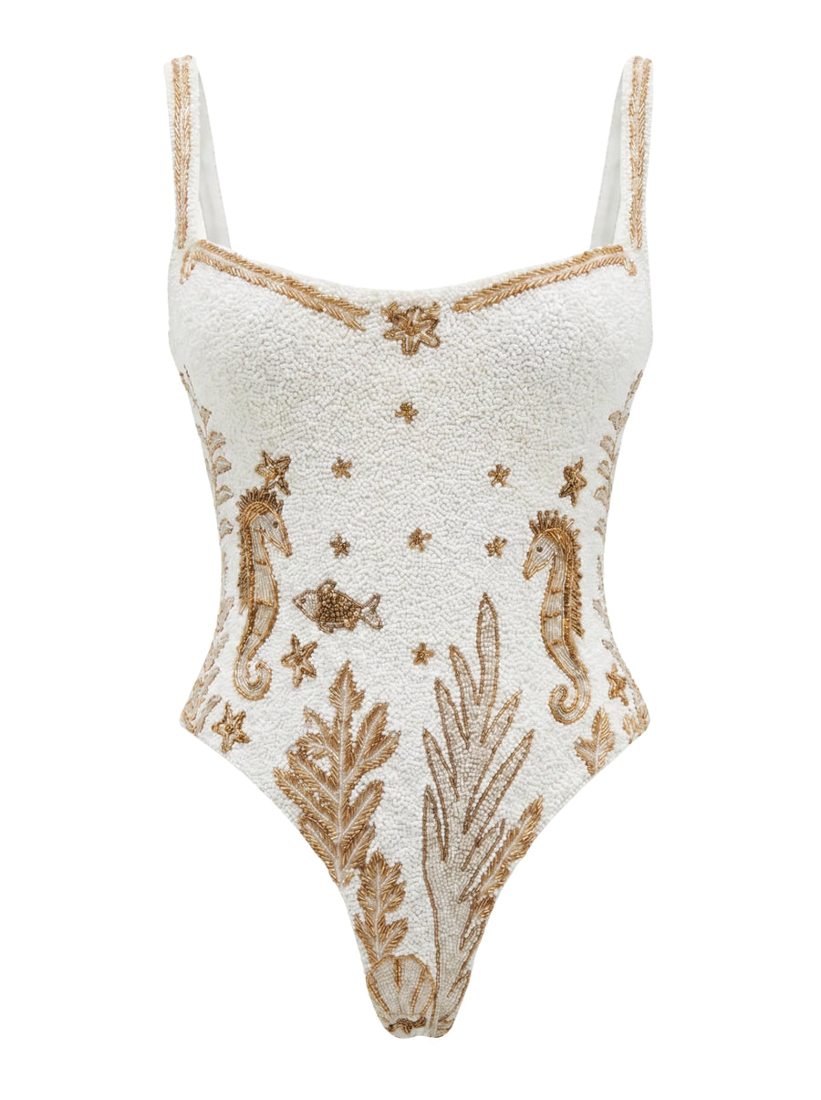 Astra White Swimsuit