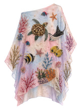 Sea Fantasy Pastel Multi Color Kaftan