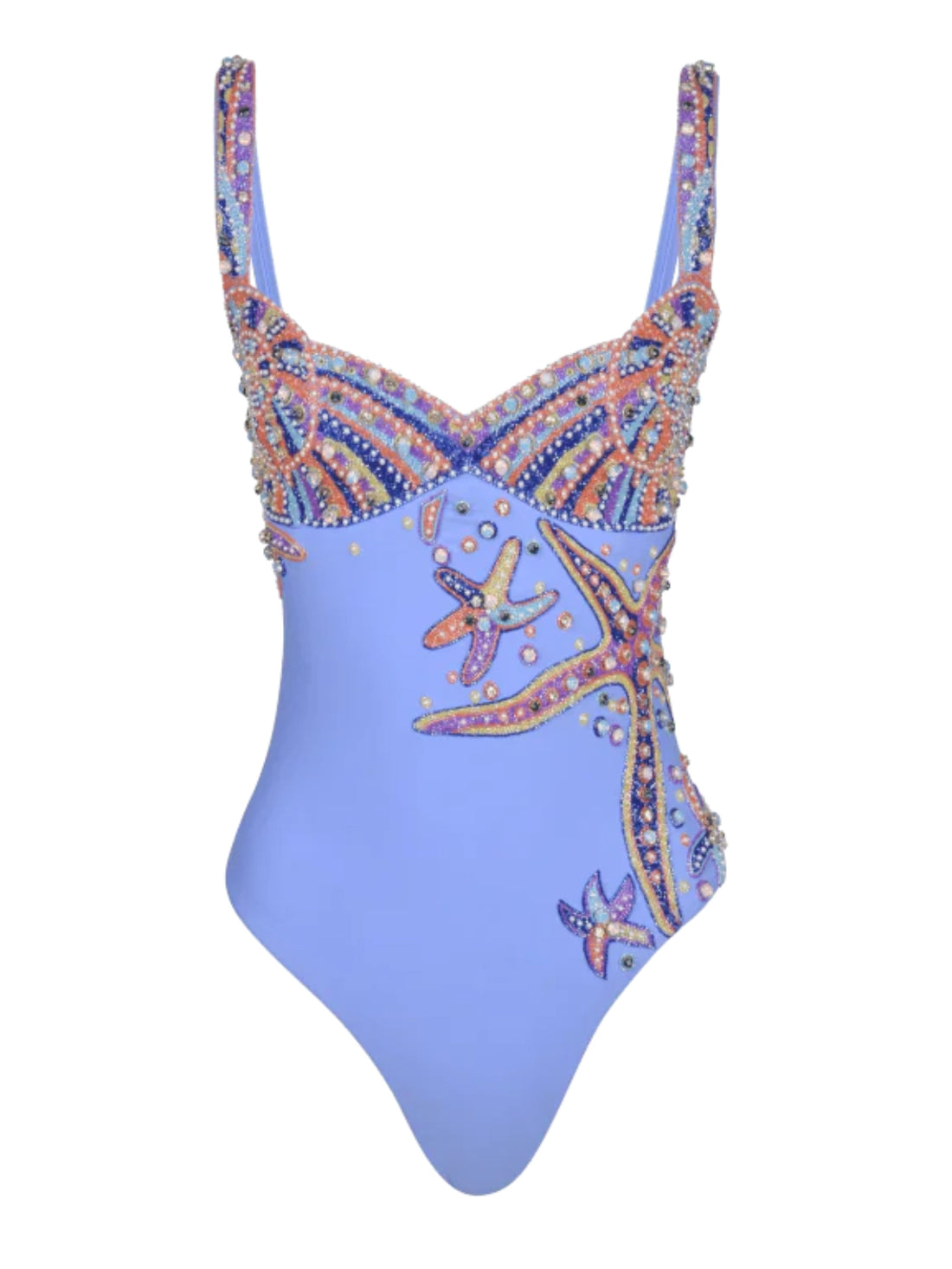 Selene Sea Shell Swimsuit Lilac