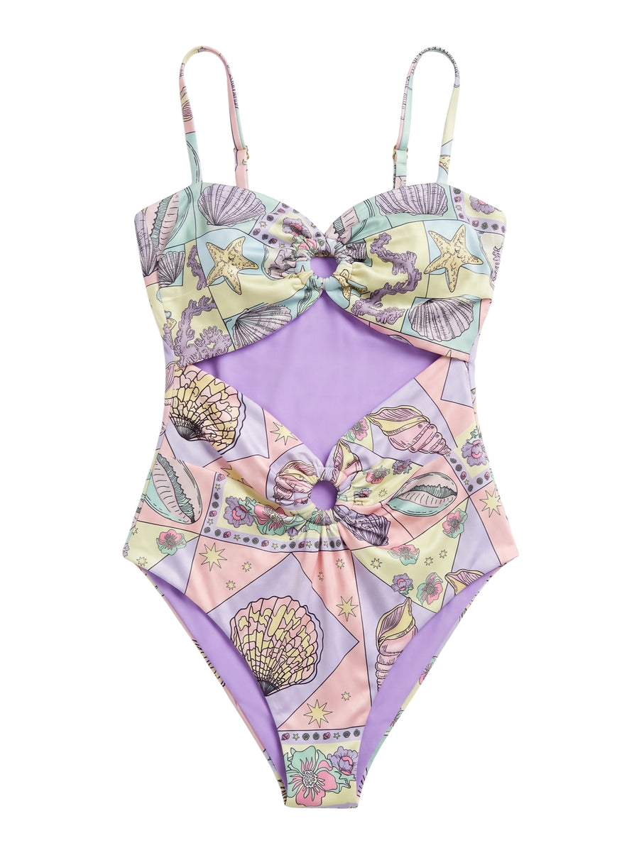 Purple Viola Swimsuit