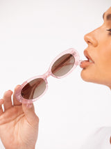 Oceanus x SOJOS Veronica Sunglasses Pink
