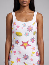 Totally Spies Lycra Mini Dress Cosmetic White